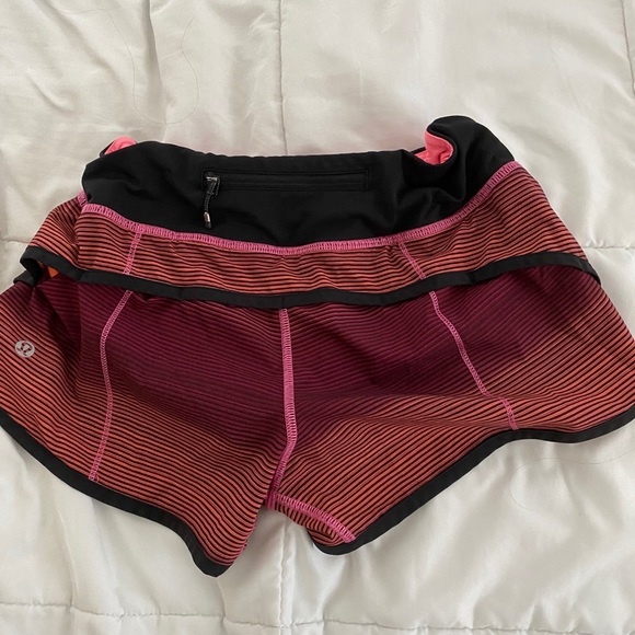 Multi color Lululemon work out shorts - Picture 2 of 2